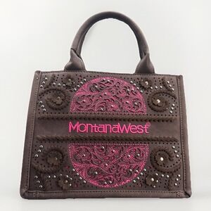 MW1266G-8120 Montana‎ West Stunned Embossed Floral Concealed Carry Tote/Handbag